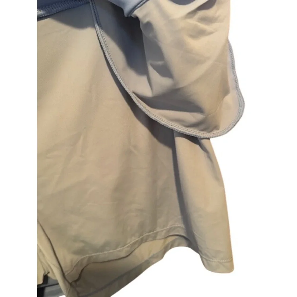 Acegolfs Womens XL Light Blue Athletic Golf Tennis Skort Built-in Shorts UPF 50+